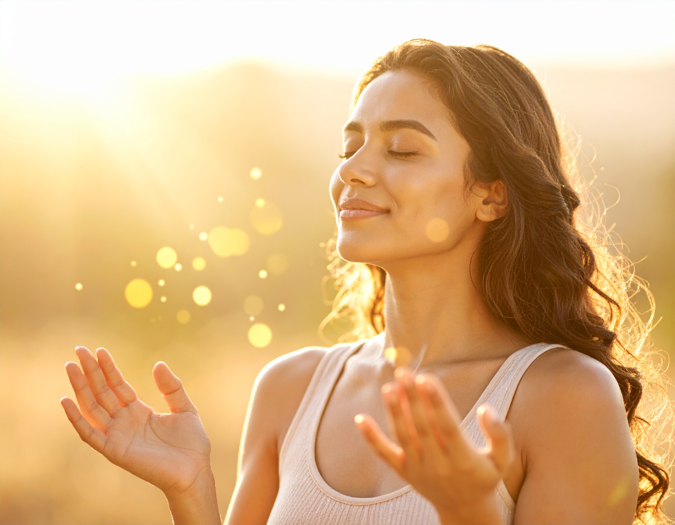 Frau bei Access Bars® Sitzung – tiefe Entspannung und Energiearbeit am Kopf in Bremgarten